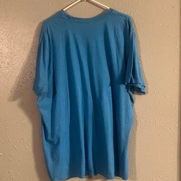 Very Important Tee Unisex XXL Blue "On The Road Again" with Guitar road trip - Picture 2 of 10